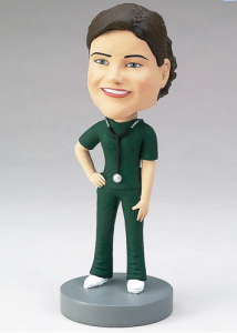 Female Nurse Bobble Head