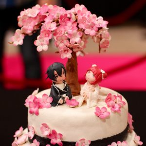 anime wedding cake