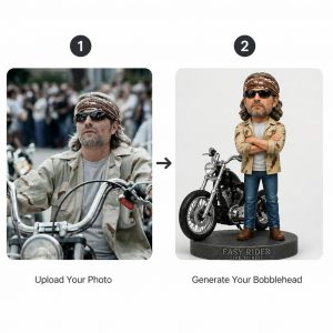 custom motorcycle bobblehead