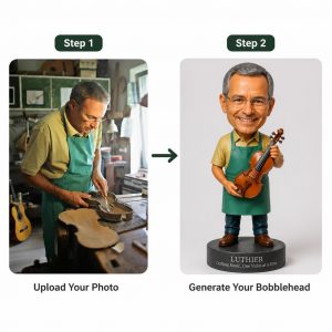 violin bobblehead of a musician