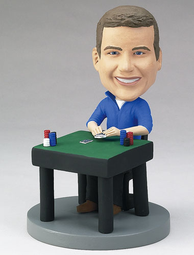 Poker Player Bobblehead
