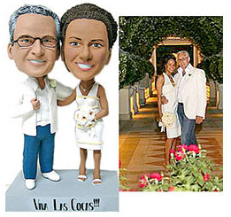 custom bobblehead dolls wedding gift