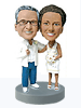 Custom head-to-toe Wedding Bobble