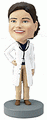 Custom Female Doctor Bobbleheads